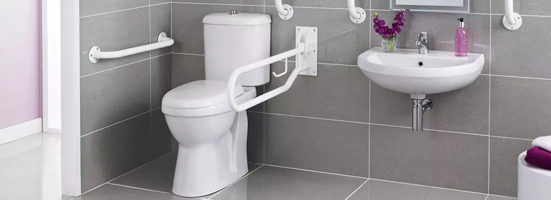 Modern Handicap Bathroom Solutions with Safety Features in St. Cloud, FL